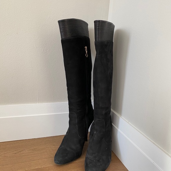 Hugo Boss Black Suede Boots - Picture 2 of 4